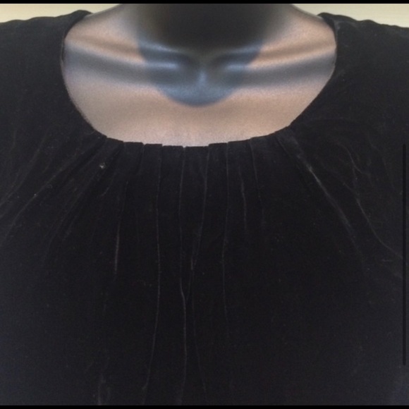 Bin 3C BCBG runway velvet blouse never worn size xxs short sleeve - Picture 5 of 6